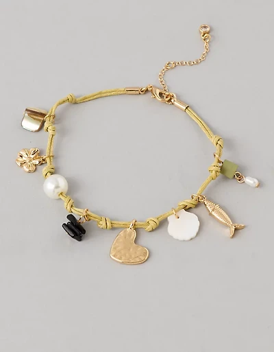 AE Corded Charm Anklet