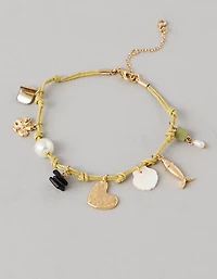AE Corded Charm Anklet