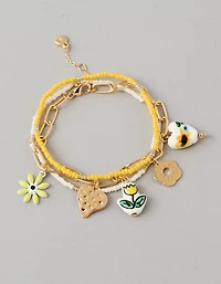 AE Yellow Tulip Bracelets 3-Pack