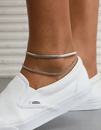 Emballage de trois bracelets cheville AE