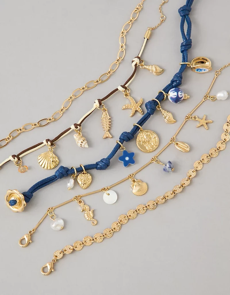 AE Sea Charm Bracelet 3-Pack