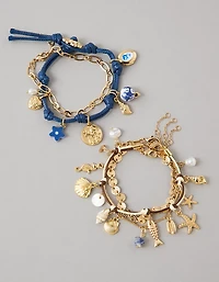 AE Sea Charm Bracelet 3-Pack