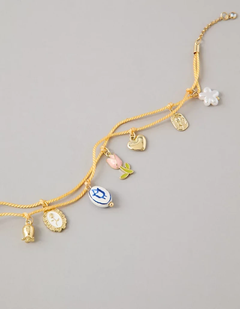 Bracelet de cheville à breloque AE