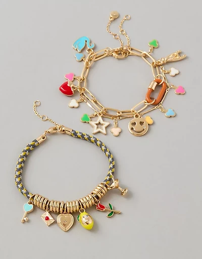 AE Pride Charm Bracelets 3-Pack
