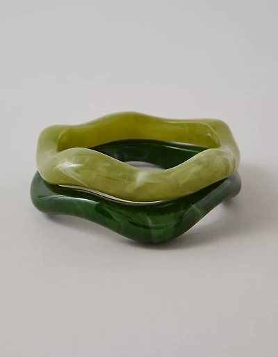 AE Green Stone Bracelet 2-Pack