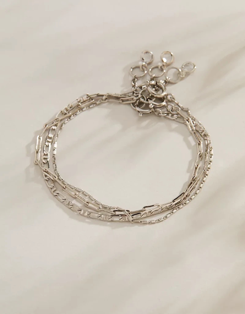 AE Keepers Collection Platinum Plated Bracelet 3-Pack
