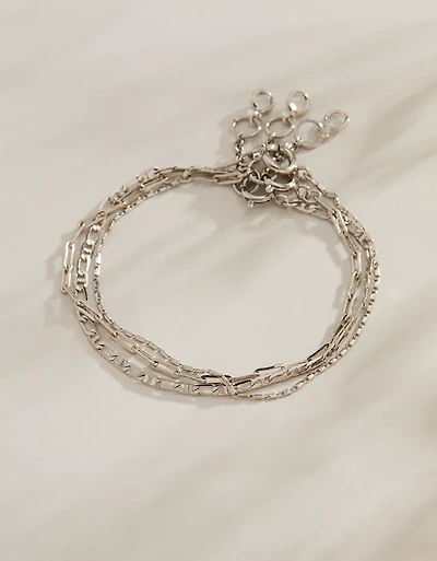 AE Keepers Collection Platinum Plated Bracelet 3-Pack