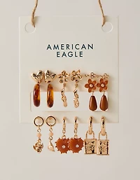 AEO Terracotta Earrings 9-Pack