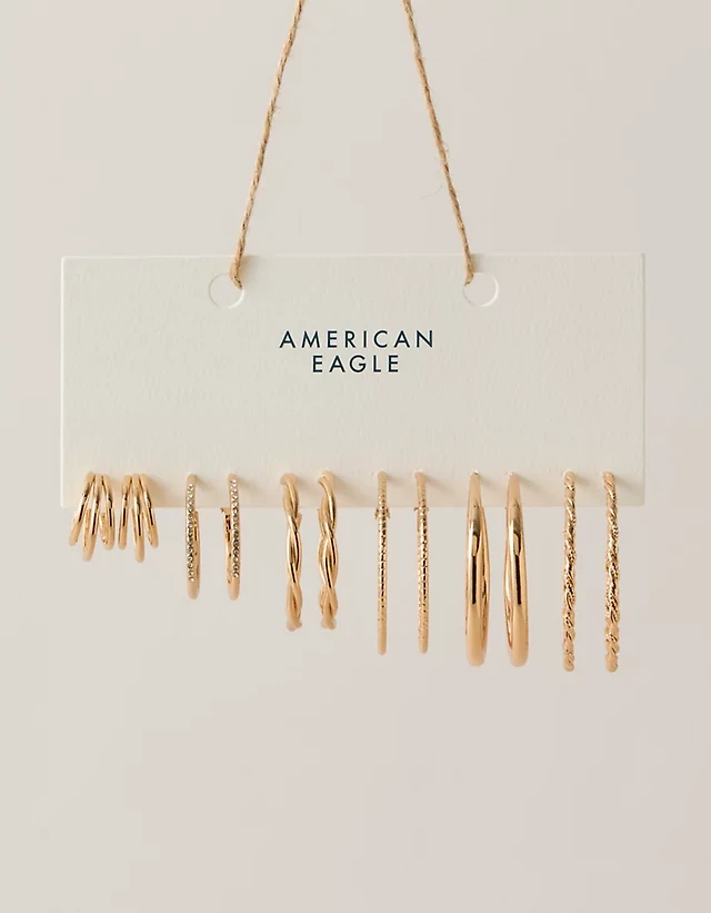 AEO Hoop Earring 6-Pack