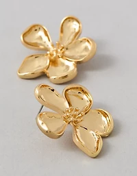 Boucles d’oreilles fleur dorée AEO