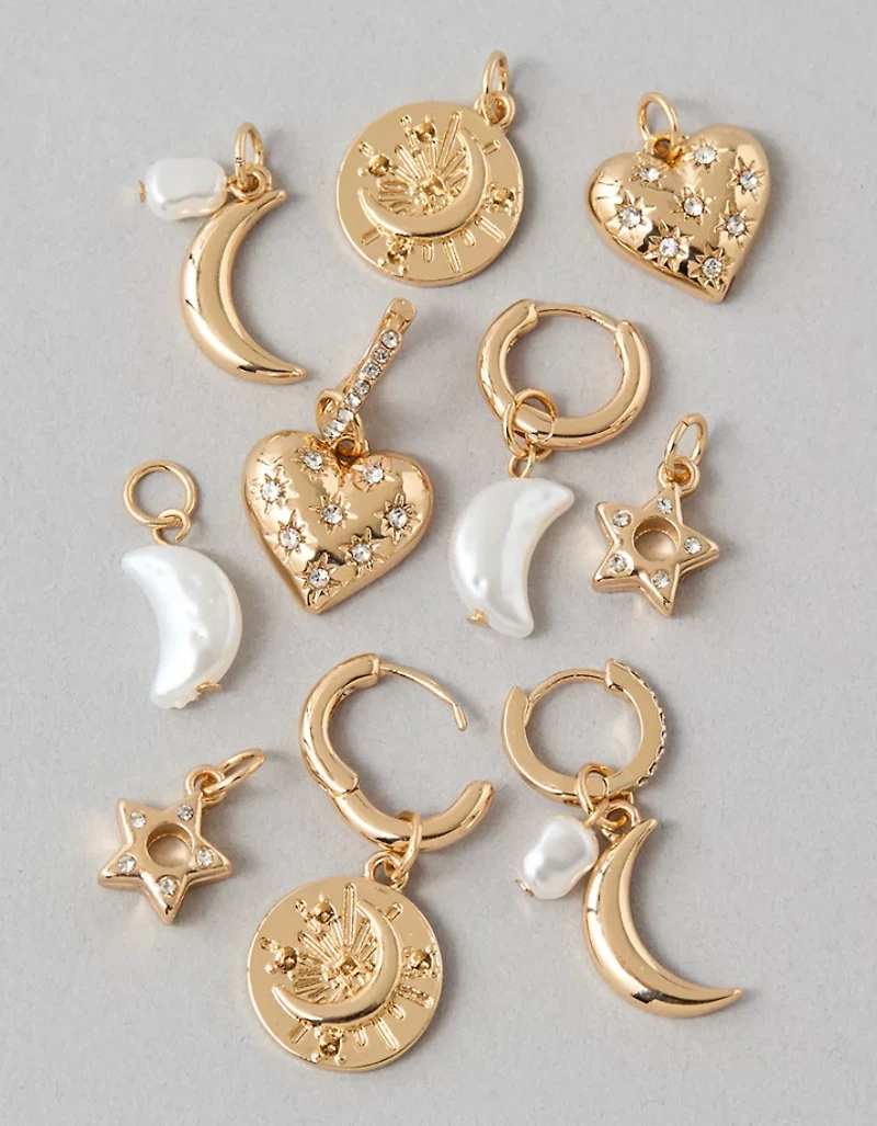 Assortiment de boucles d’oreilles à breloque céleste à faire soi-même AEO
