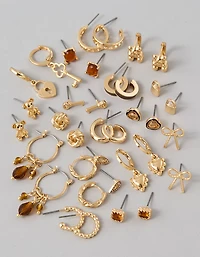 Emballage de 18 paires de boucles d’oreilles ours en peluche AEO