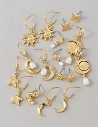 AEO Celestial Earrings 9-Pack