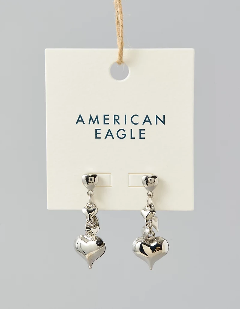 AEO Heart Drop Earrings