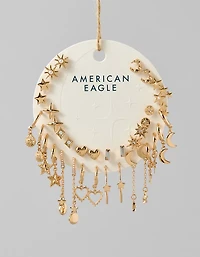 Emballage de 18 boucles d’oreilles perle et métal AE