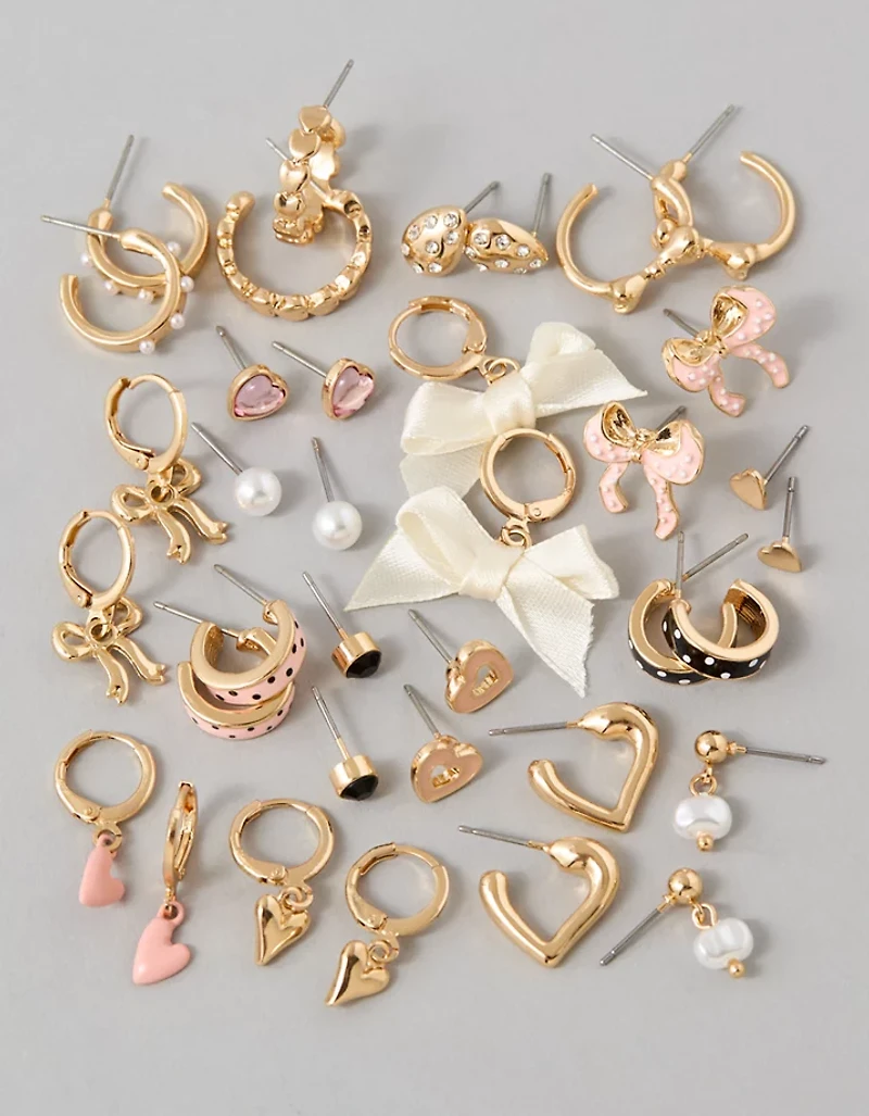 Emballage de 18 paires de boucles d’oreille avec boucles AE