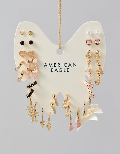 Emballage de 18 paires de boucles d’oreille avec boucles AE