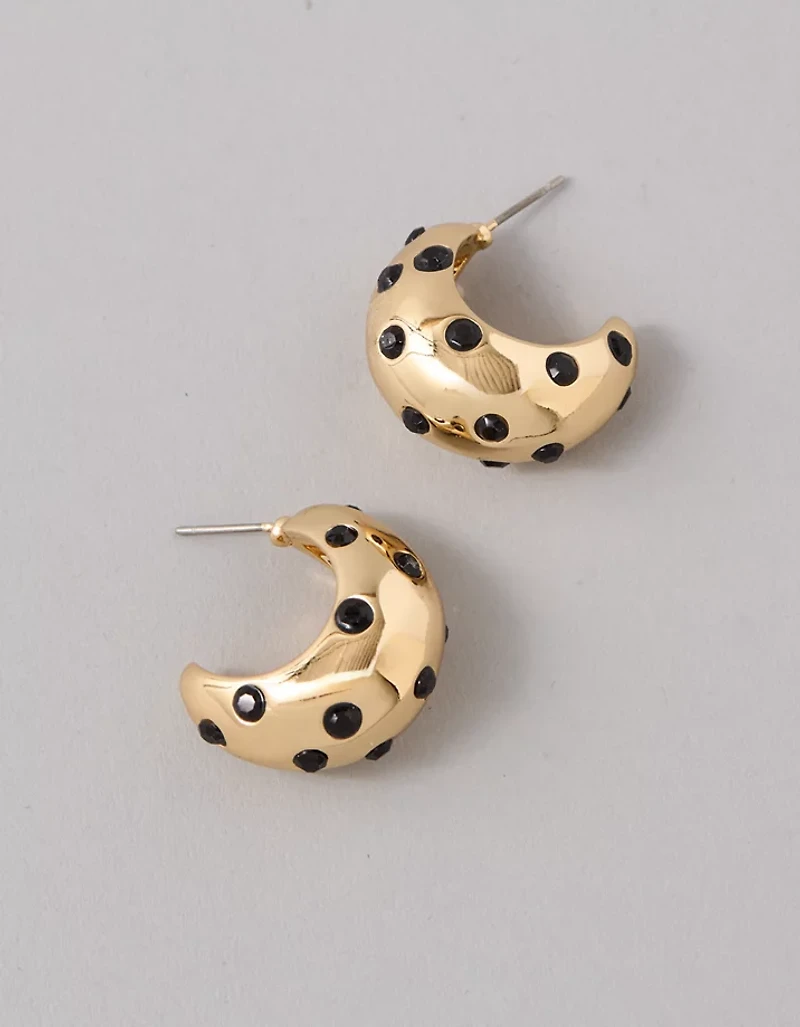 Boucles d’oreille en forme de cœur perlé AEO