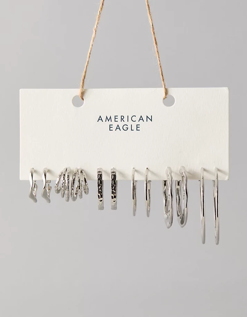 AE Hoop Earrings 6-Pack