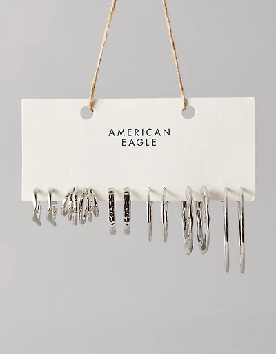 AE Hoop Earrings 6-Pack