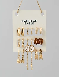AE Hoop Earrings 9-Pack