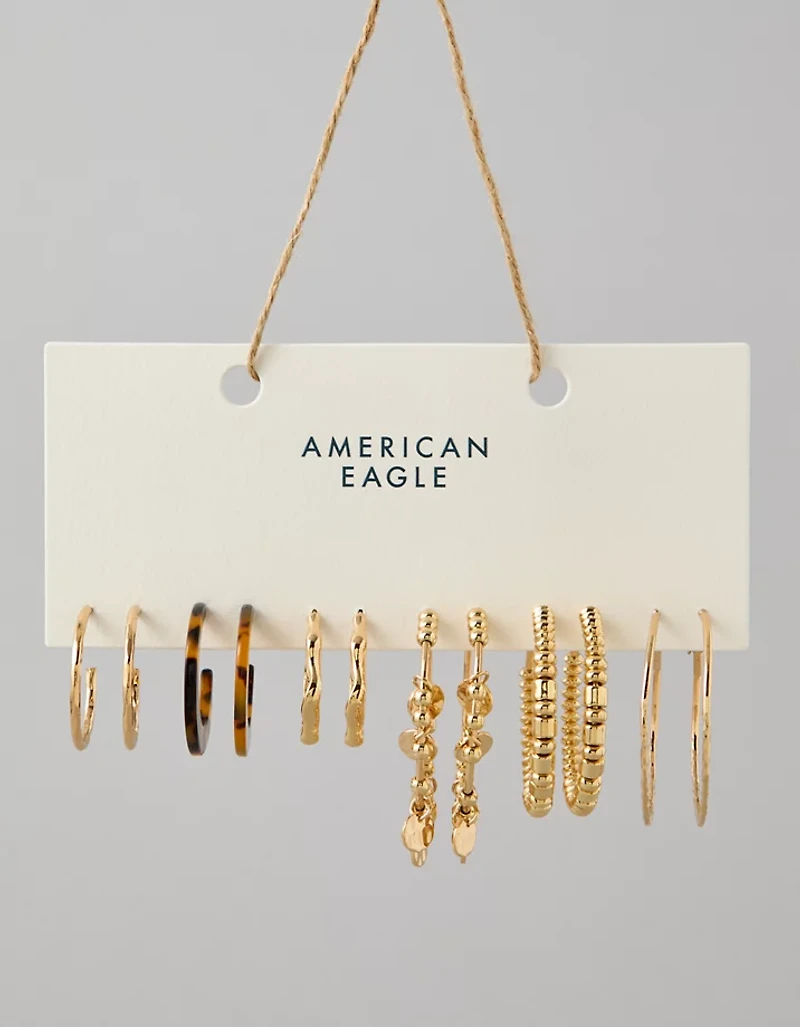 AE Hoop Earrings 6-Pack