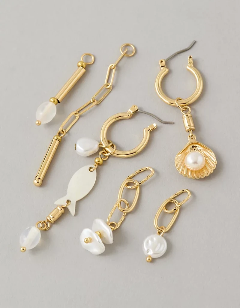 Boucles d’oreilles à motif de poisson pendant AE