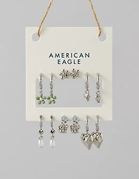 Ensemble de 6 paires de boucles d’oreilles tulipes AE