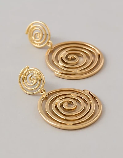 Boucles d'oreilles tourbillon AE