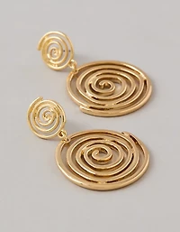 Boucles d'oreilles tourbillon AE