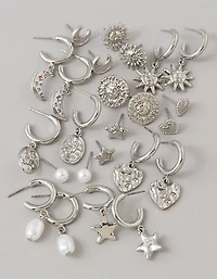 Emballage de 12 paires boucles d’oreilles assorties AE