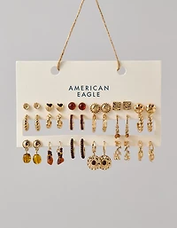 AE Brown Earring 18-Pack