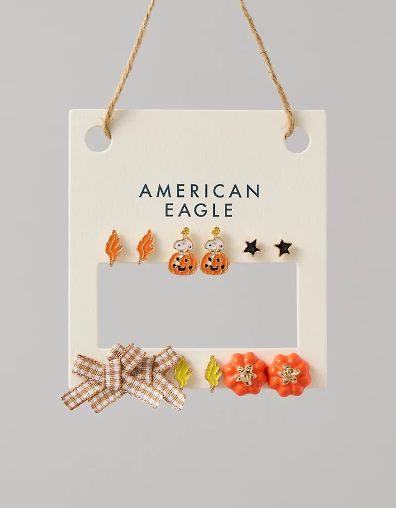 AE Snoopy Fall Earring 6-Pack