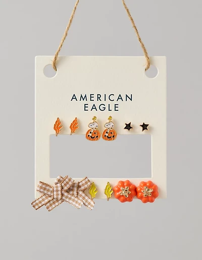 AE Snoopy Fall Earring 6-Pack