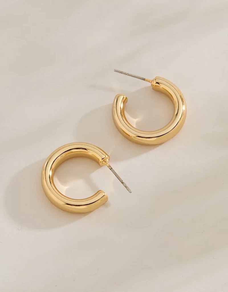 AE Keepers Collection 14K Gold Plated Hoop Earring