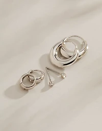 AE Keepers Collection Platinum Plated Earrings 3-Pack