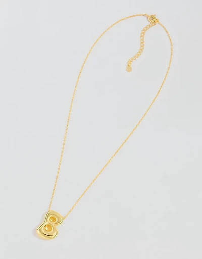 Athra Bubble Letter Necklace