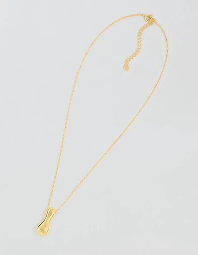 Athra Bubble Letter Necklace