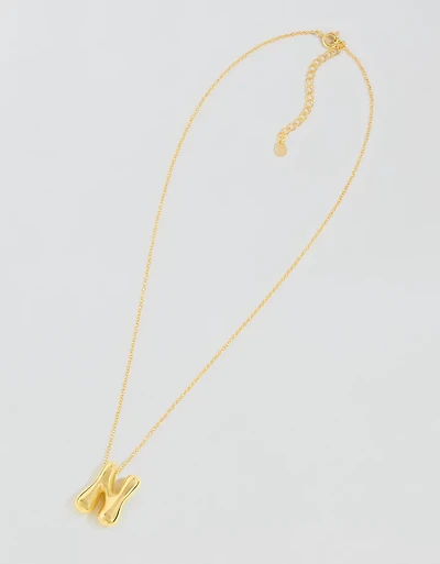 Athra Bubble Letter Necklace
