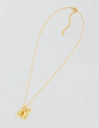 Athra Bubble Letter Necklace