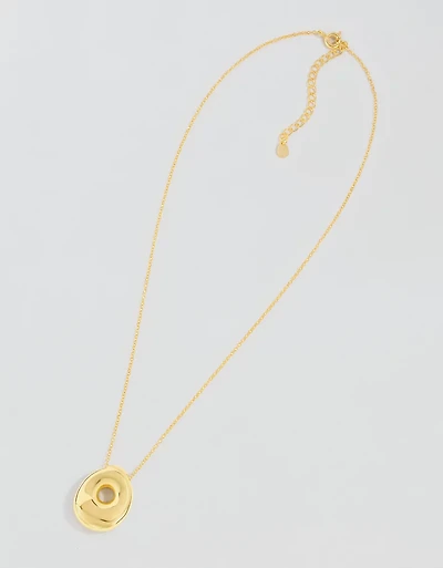 Athra Bubble Letter Necklace