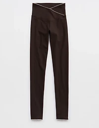OFFLINE By Aerie Real Me XTRA Ribbed Picot Trim Crossover Legging