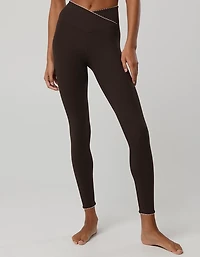 OFFLINE By Aerie Real Me XTRA Ribbed Picot Trim Crossover Legging