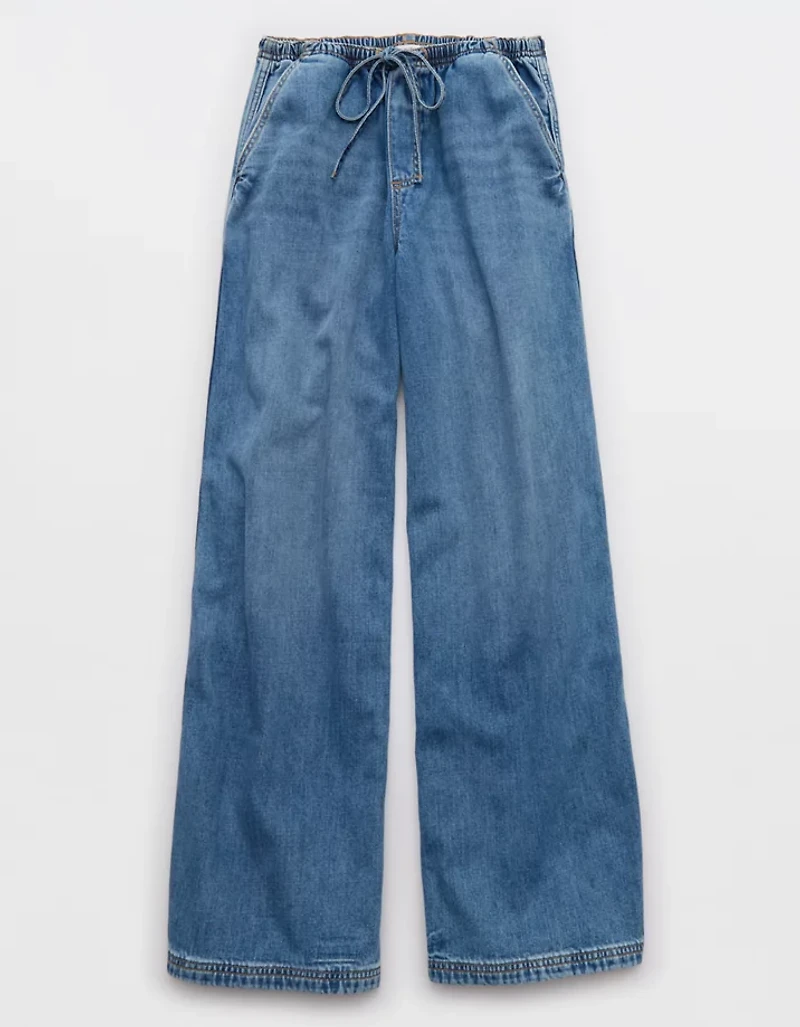 Aerie Daydream Denim Pull-On Pant