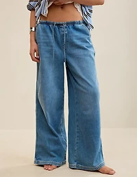 Aerie Daydream Denim Pull-On Pant