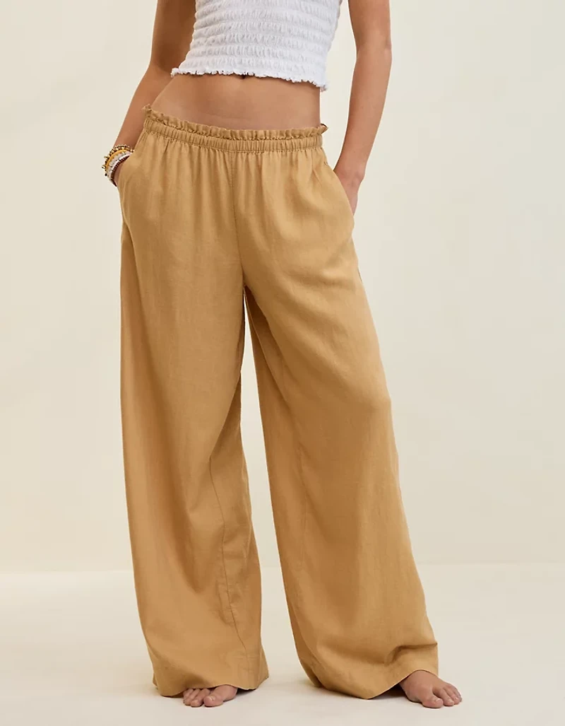 Aerie Linen Blend Trouser