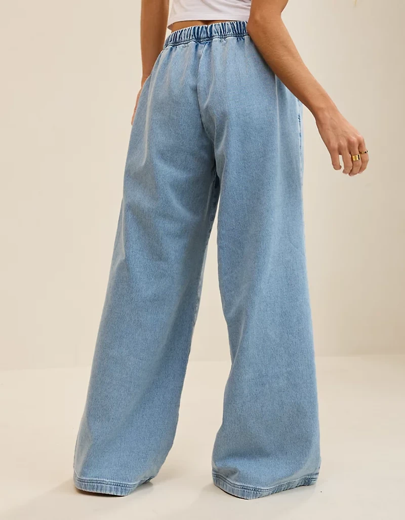 Aerie Daydream Denim Stretch Trouser