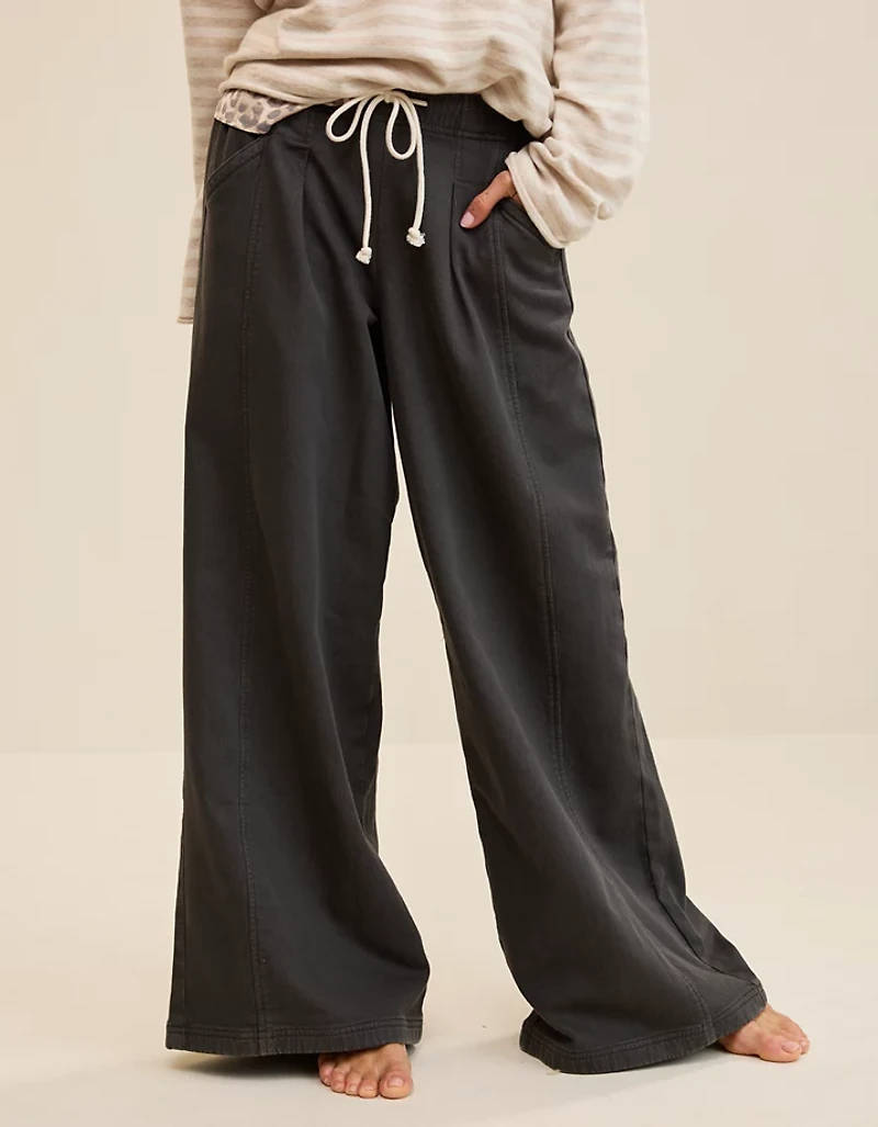 Aerie Daydream Denim Stretch Trouser