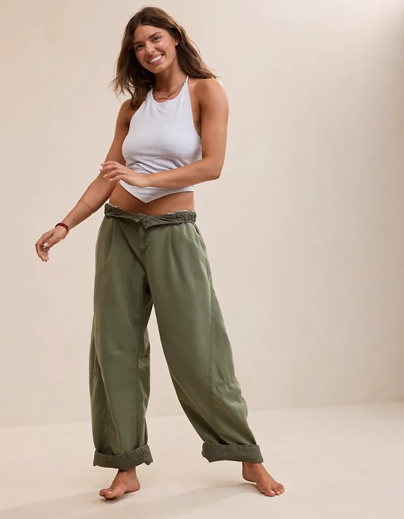 Aerie Utility Balloon Chino Pant