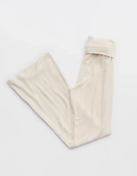 Aerie Let's Bounce Foldover Bootcut PJ Pant